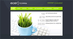 Desktop Screenshot of ecer.pl